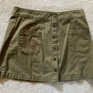 SOLD Khaki Mini skirt